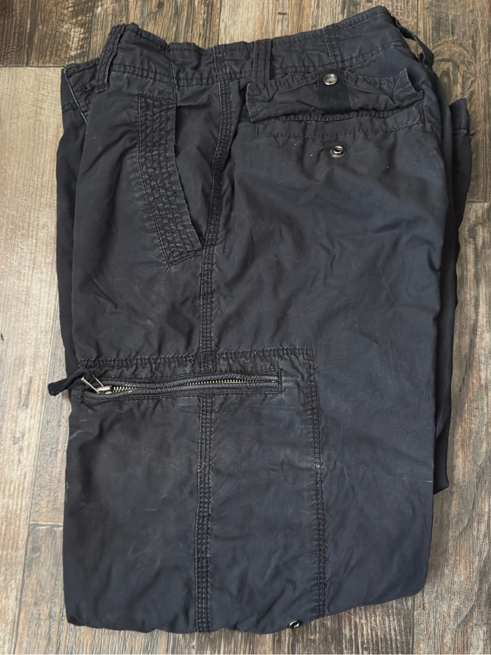 Tommy Hilfiger Men's Black Cargo Jogger Pants